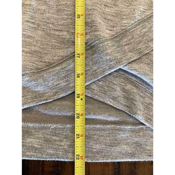 Athleta Sweatshirt Womens Size XXS Serenity Criss Cross Gray - Picture 6 of 6